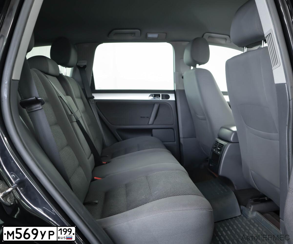 Фото автомобиля VOLKSWAGEN TOUAREG, 2009 — госномер Х344НР73. Цвет: ЧЕРНЫЙ