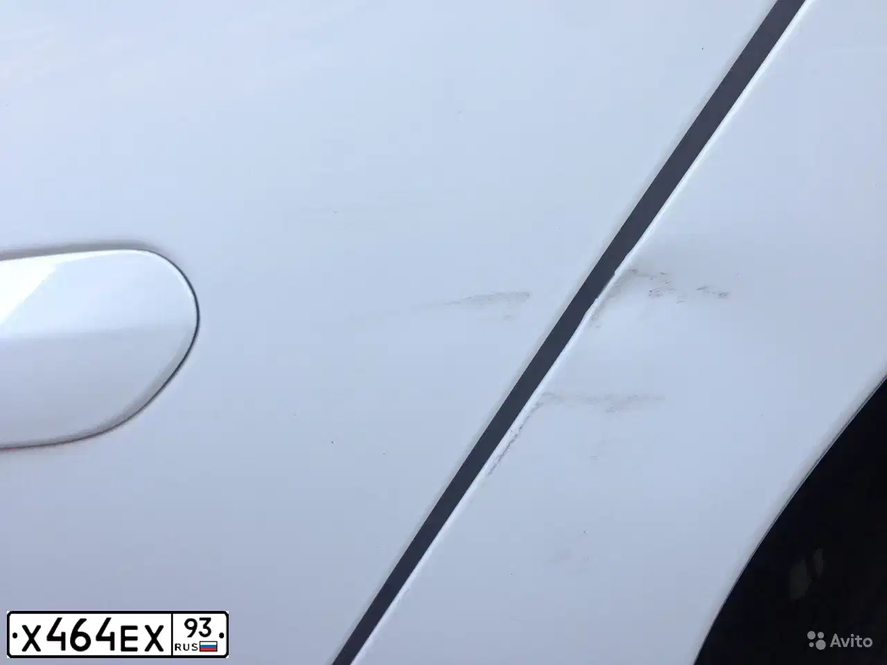 Фото автомобиля PEUGEOT 308, 2011 — госномер Х464ЕХ93. Цвет: Белый