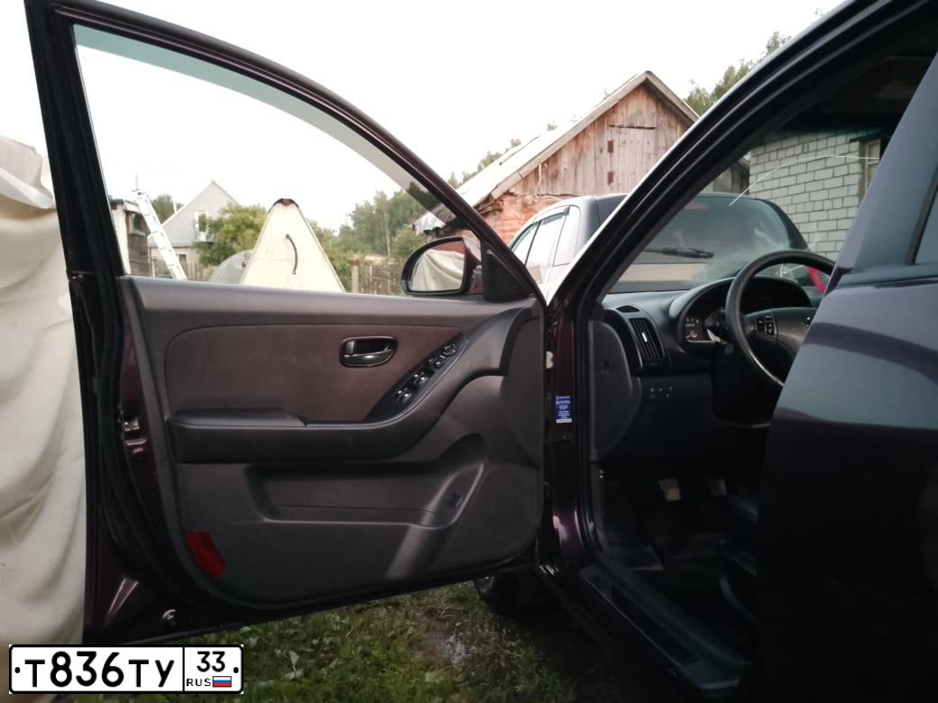 Фото автомобиля HYUNDAI ELANTRA, 2008 — госномер Т836ТУ33. Цвет: ВИШНЕВЫЙ