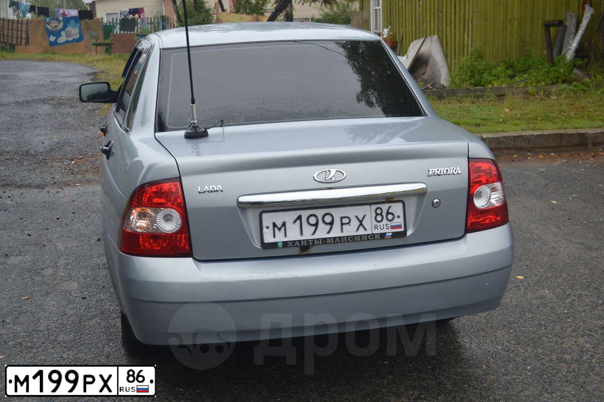 Фото автомобиля LADA 2170 PRIORA, 2007 — госномер М199РХ86. Цвет: СЕРЕБРИСТО-ГОЛУБОЙ