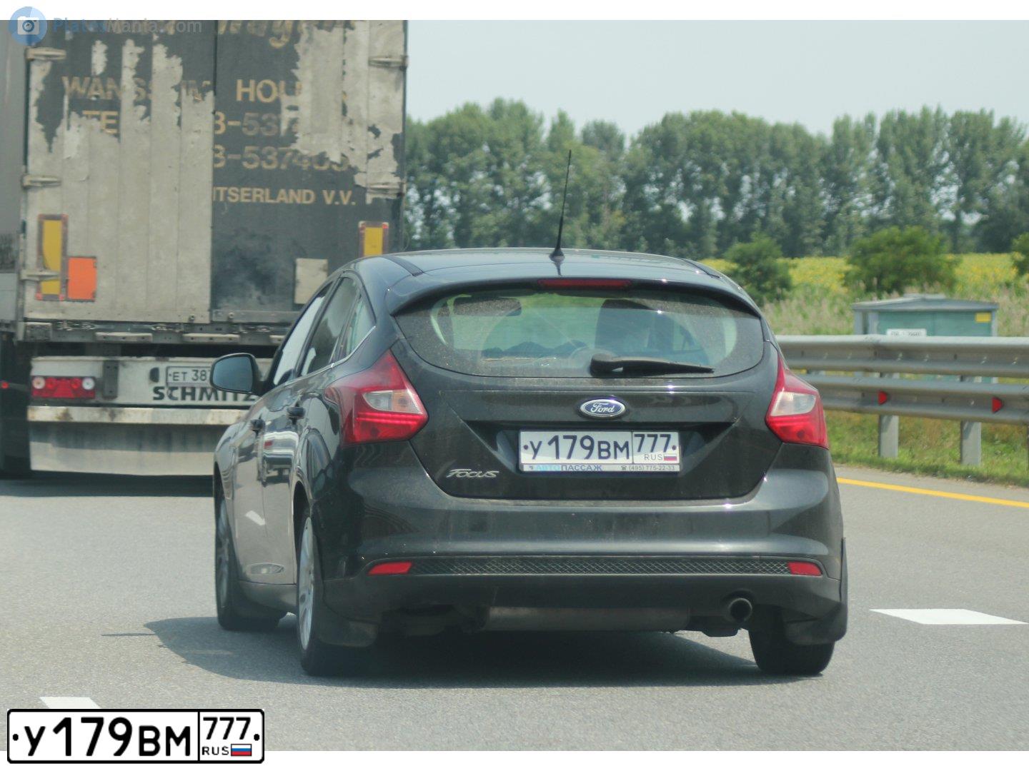 Фото автомобиля FORD FOCUS, 2014 — госномер А776РС790. Цвет: ЧЕРНЫЙ