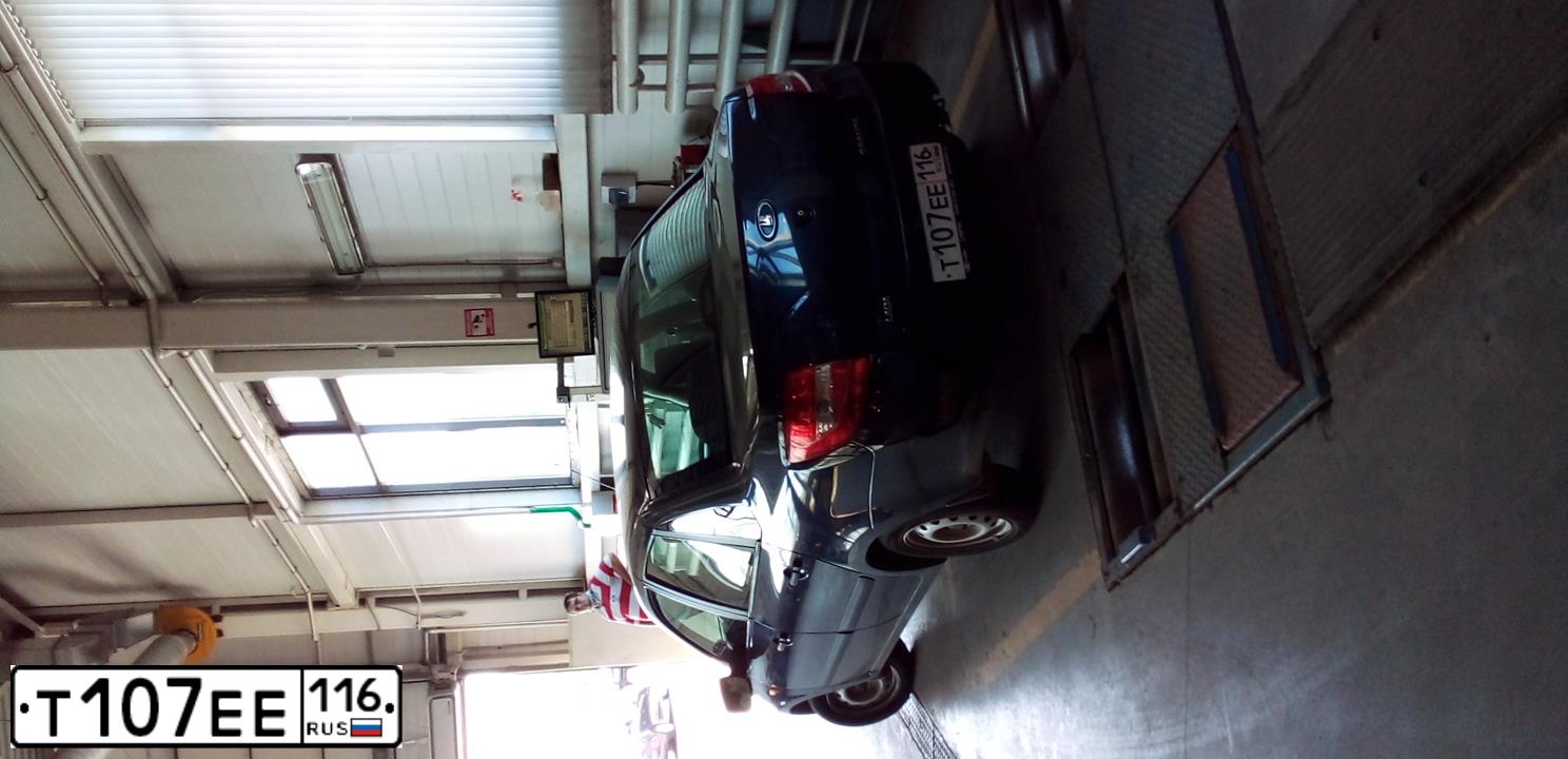 Фото автомобиля LADA 2190 GRANTA, 2013 — госномер Т107ЕЕ116. Цвет: СЕРО-СИНИЙ
