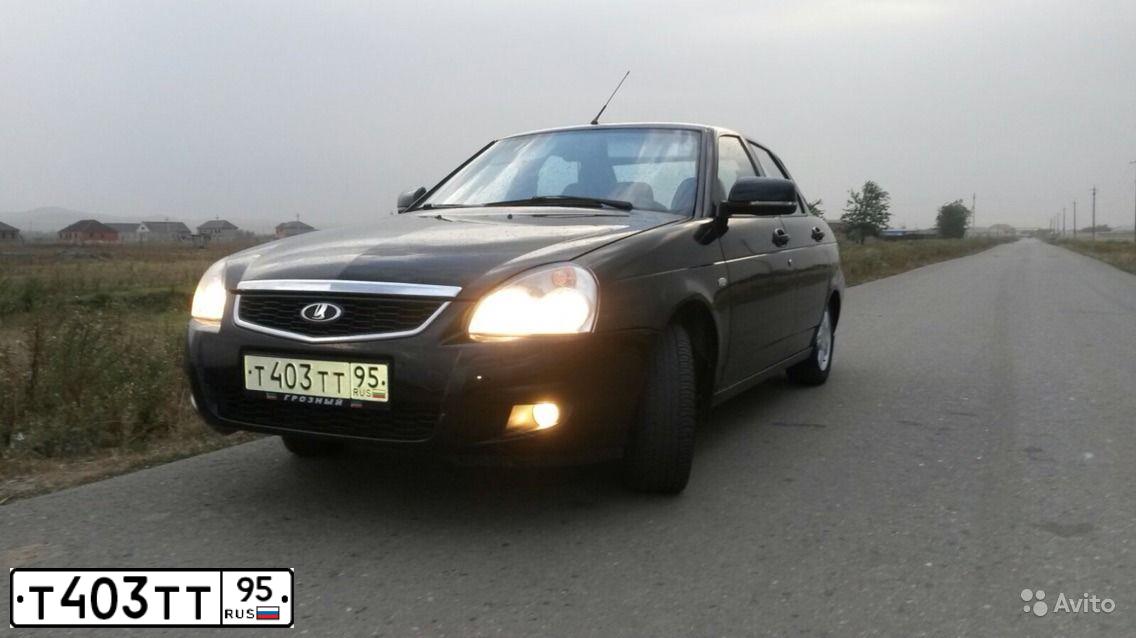 Фото автомобиля LADA 2170 PRIORA, 2010 — госномер М226ХТ790. Цвет: Сине-Черный