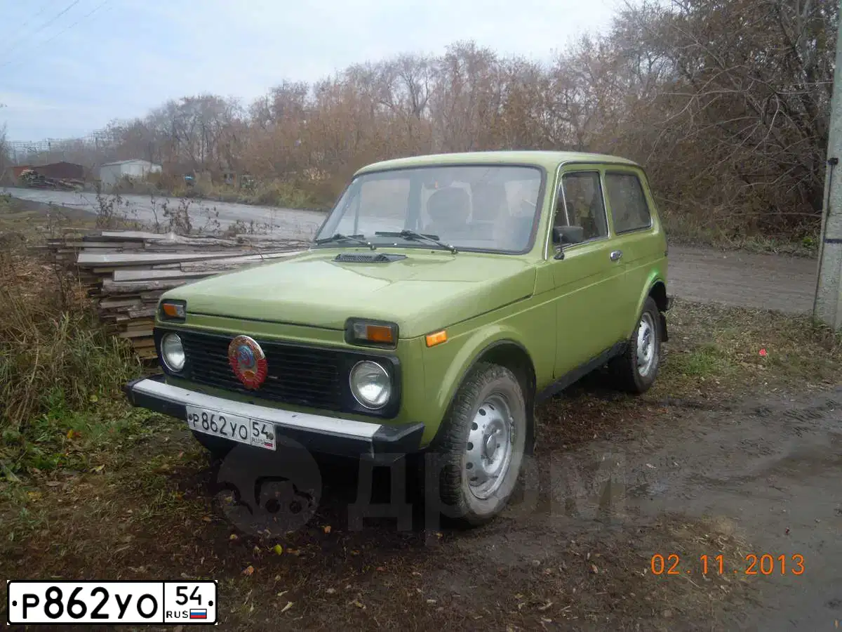 Фото автомобиля LADA 2121 NIVA, 1996 — госномер К961МС77. Цвет: ЗЕЛЕНЫЙ