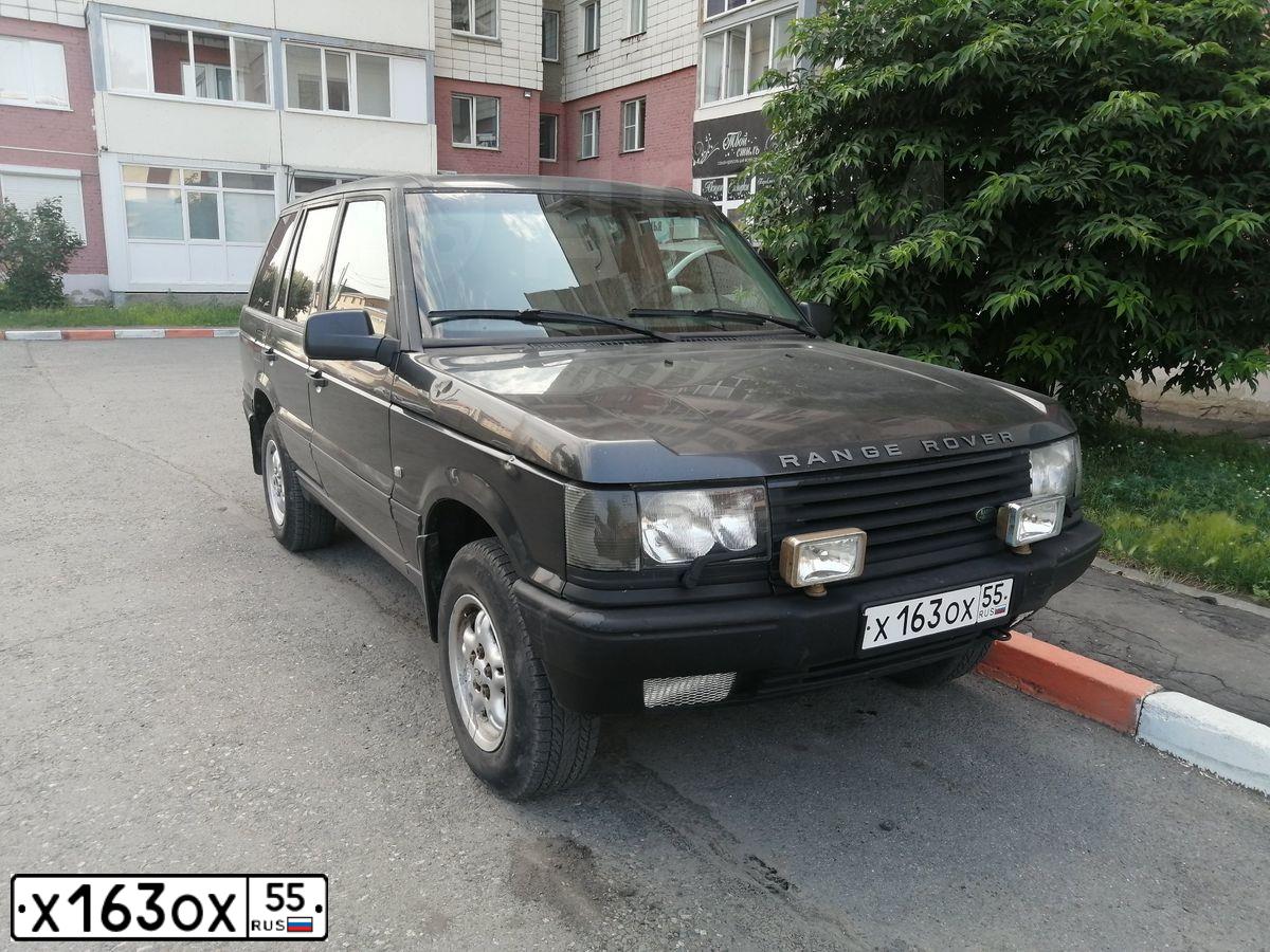 Фото автомобиля LANDROVER RANGE ROVER, 1999 — госномер О756АО78. Цвет: ЧЕРНЫЙ