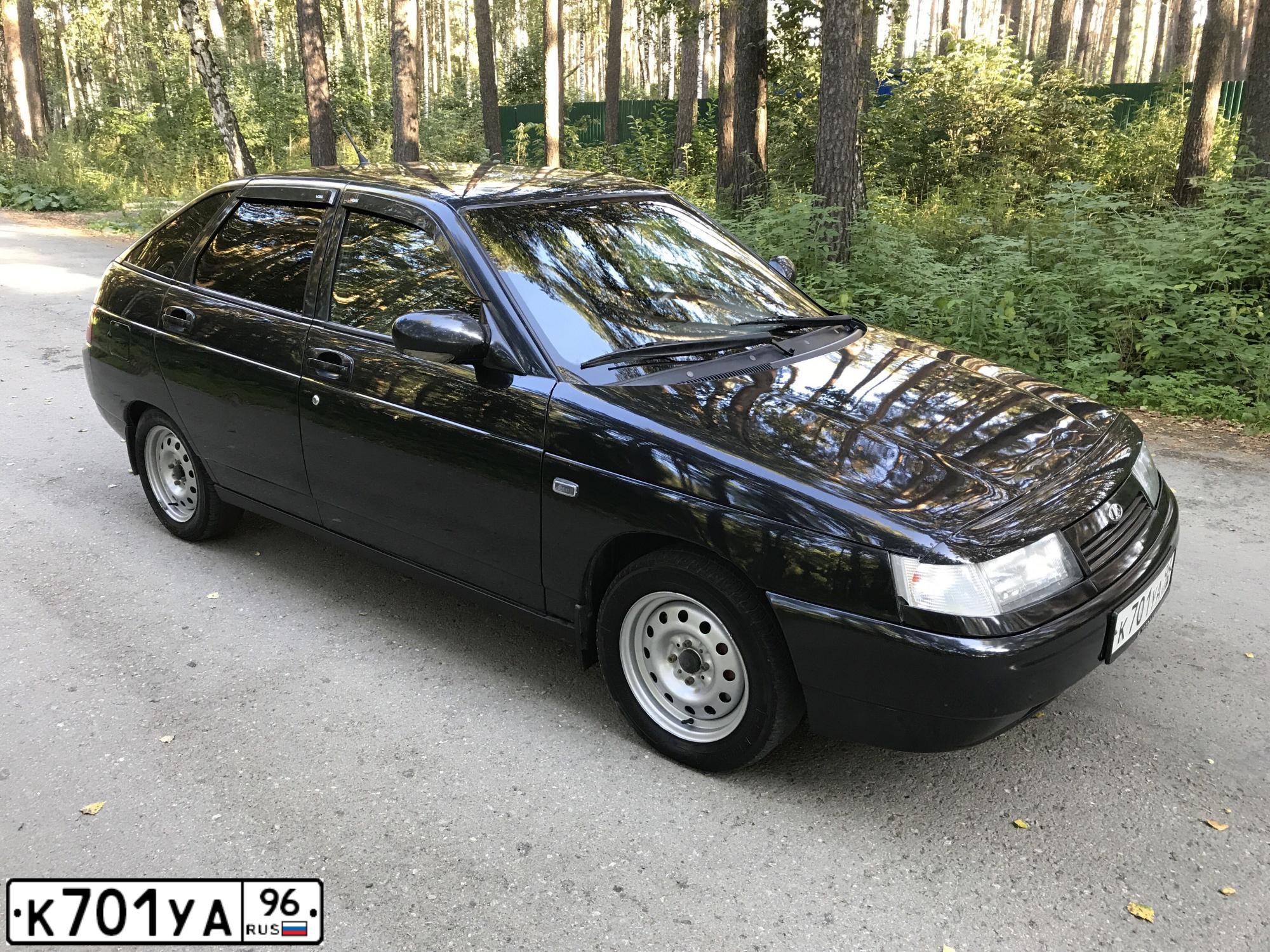 Фото автомобиля LADA 2112 LADA, 2008 — госномер К701УА96. Цвет: ЧЕРНЫЙ