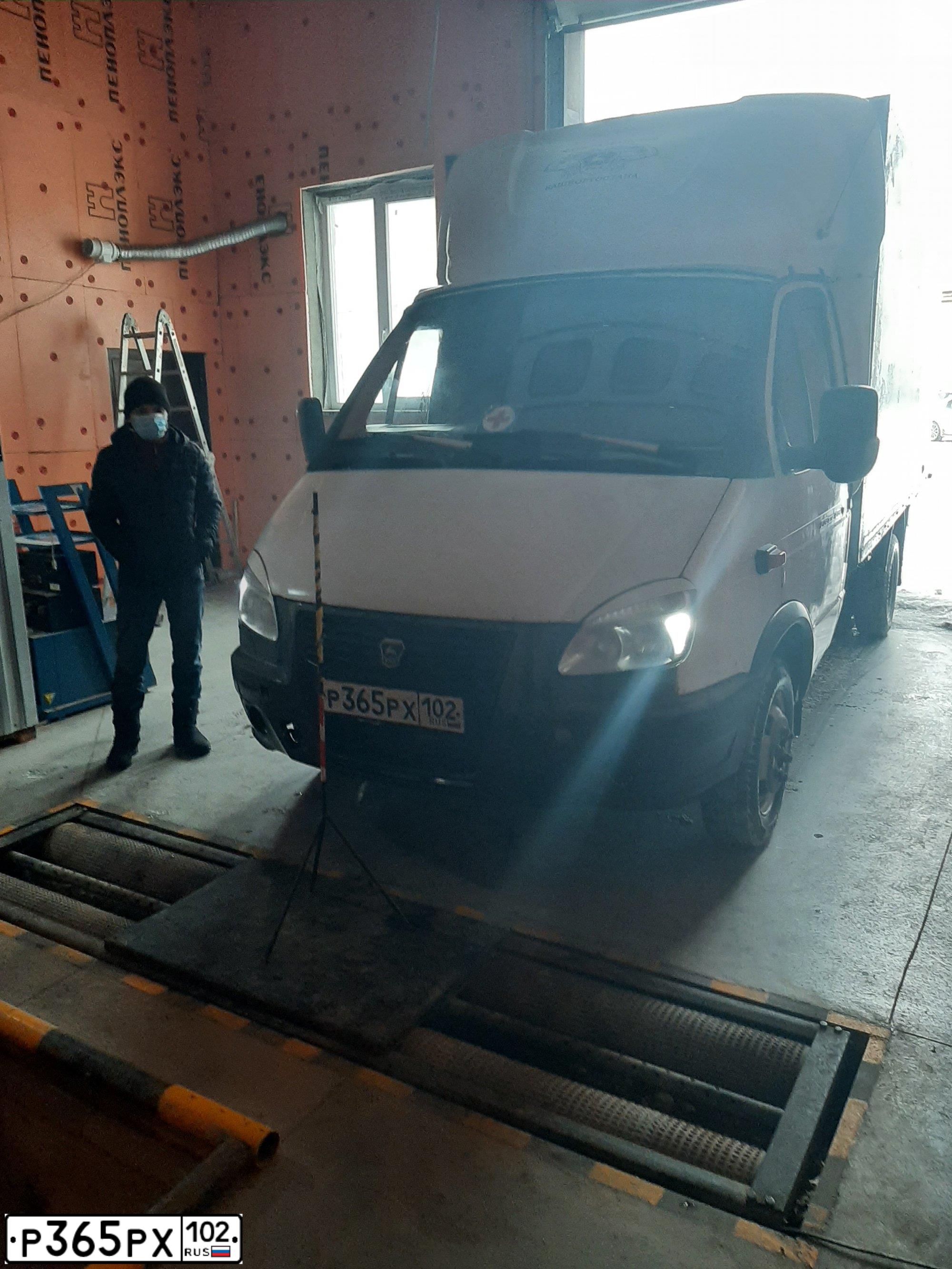 Фото автомобиля GAZ 3302 EL, 2013 — госномер Р365РХ102. Цвет: Белый
