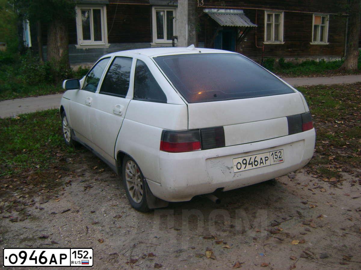 Фото автомобиля LADA 2112, 2001 — госномер О946АР152. Цвет: Белый