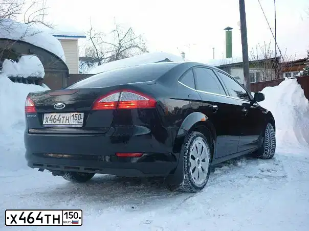 Фото автомобиля FORD MONDEO, 2008 — госномер В018ТО82. Цвет: ЧЕРНЫЙ