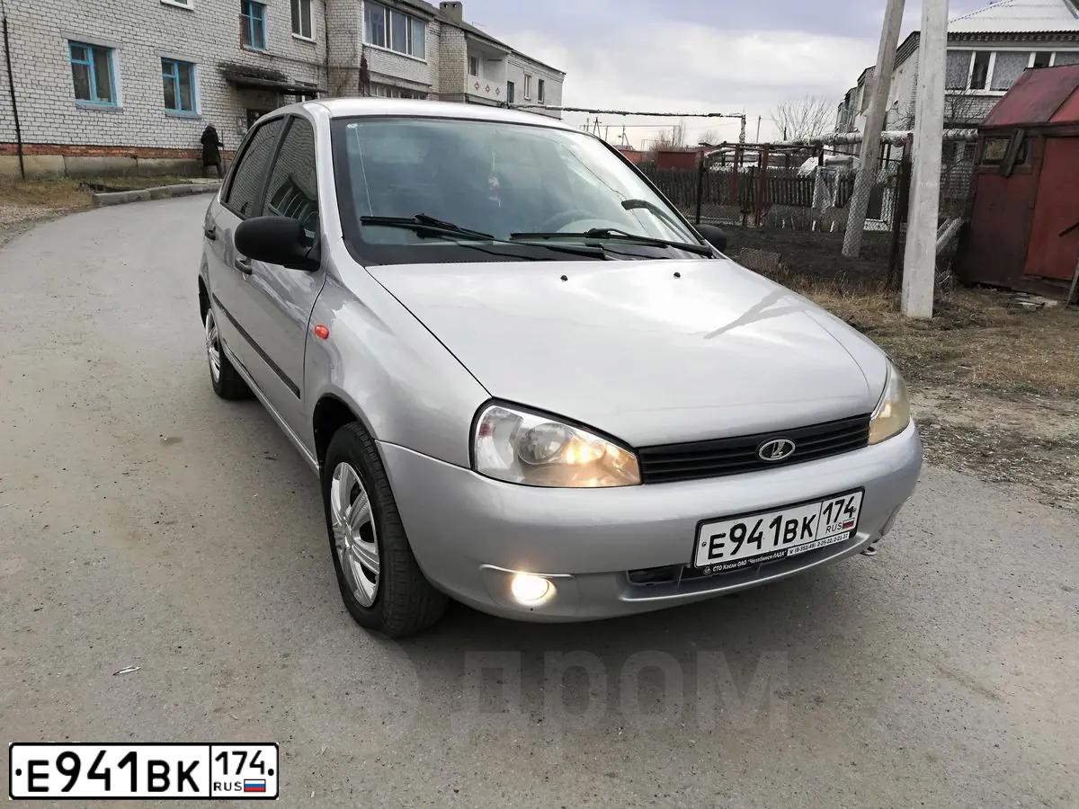 Фото автомобиля LADA 1118 KALINA, 2008 — госномер Х852НО72. Цвет: СЕРЕБРИСТЫЙ