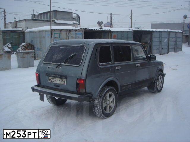 Фото автомобиля LADA 2131 NIVA, 2013 — госномер Р102МА58. Цвет: СРЕДНИЙ СЕРО-ЗЕЛЕНЫЙ МЕТ.