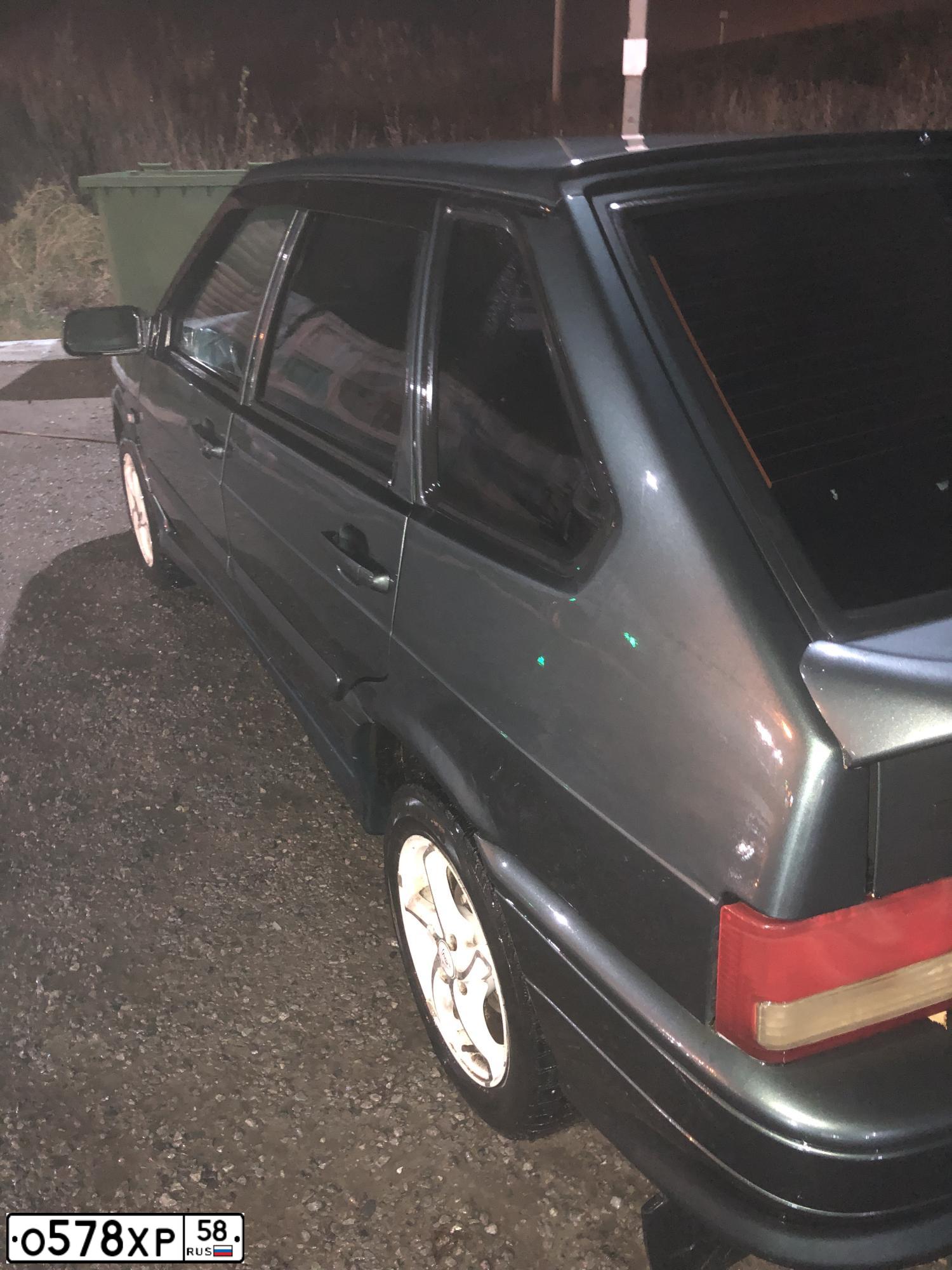 Фото автомобиля LADA 2114 SAMARA, 2011 — госномер О578ХР58. Цвет: СЕРО-СИНЕ-ЗЕЛЕНЫЙ