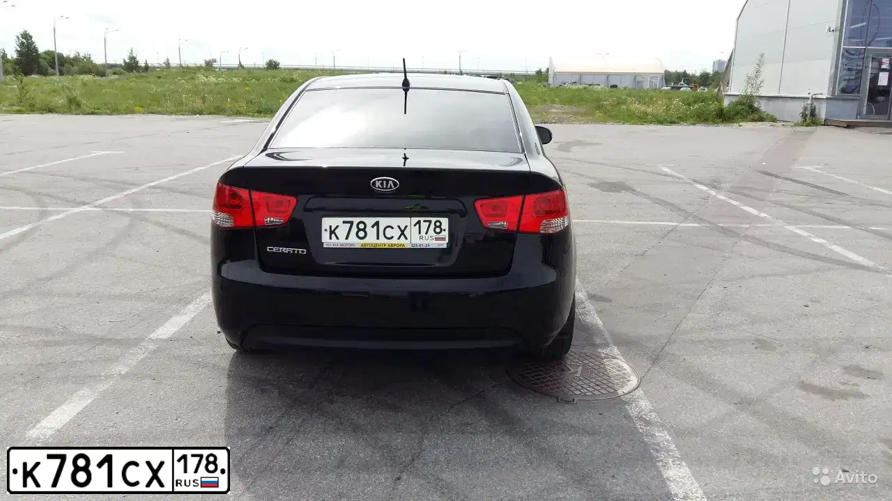 Фото автомобиля KIA CERATO, 2011 — госномер В929КС37. Цвет: ЧЕРНЫЙ