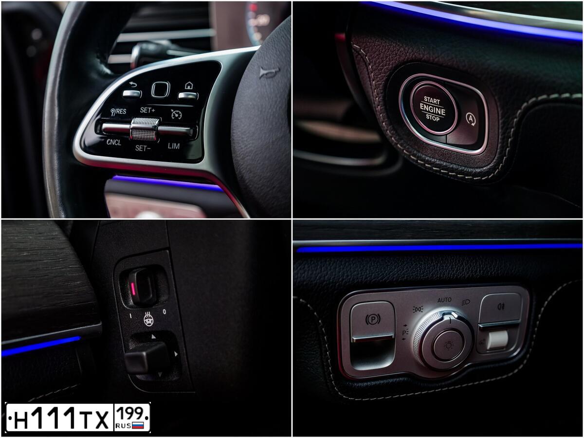 Фото автомобиля MERCEDES GLE-KLASSE, 2020 — госномер Т185ТР198. Цвет: ЧЕРНЫЙ
