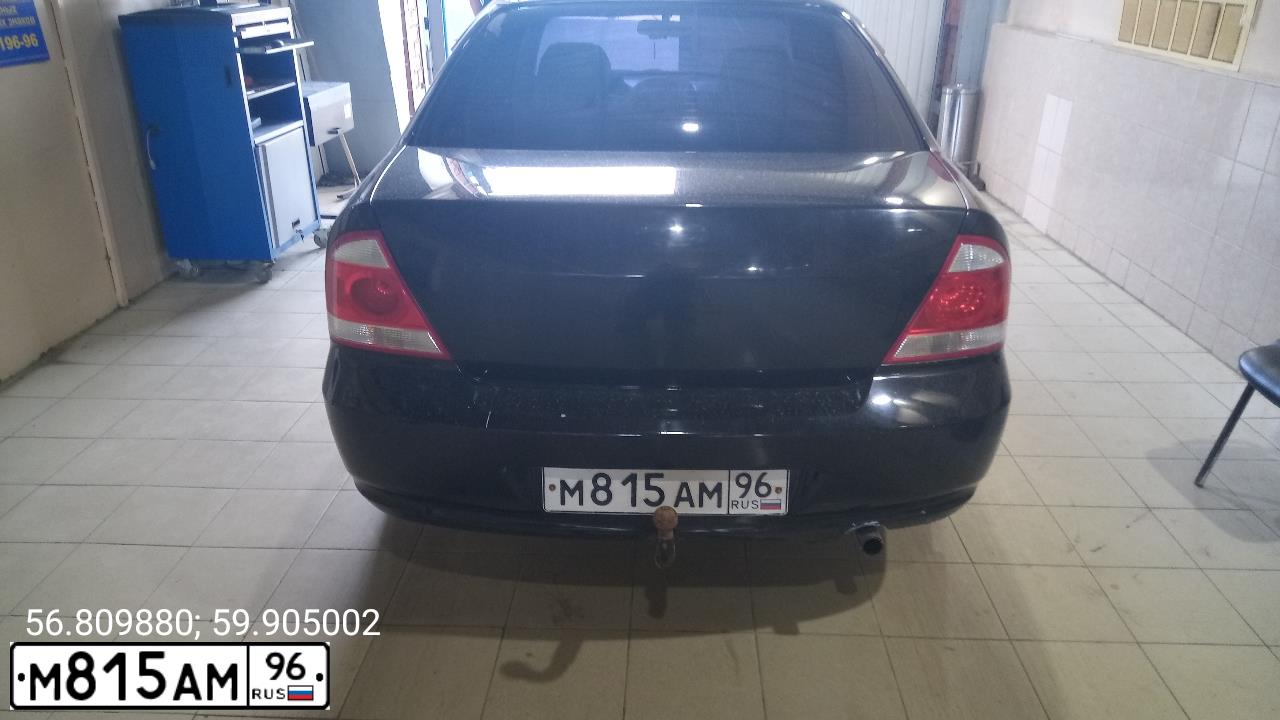 Фото автомобиля NISSAN ALMERA, 2008 — госномер М815АМ96. Цвет: ЧЕРНЫЙ