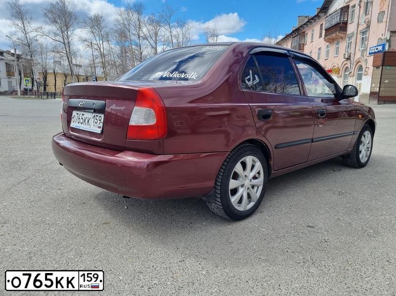 Фото автомобиля TAGAZ ACCENT, 2007 — госномер О145ВО134. Цвет: Красный