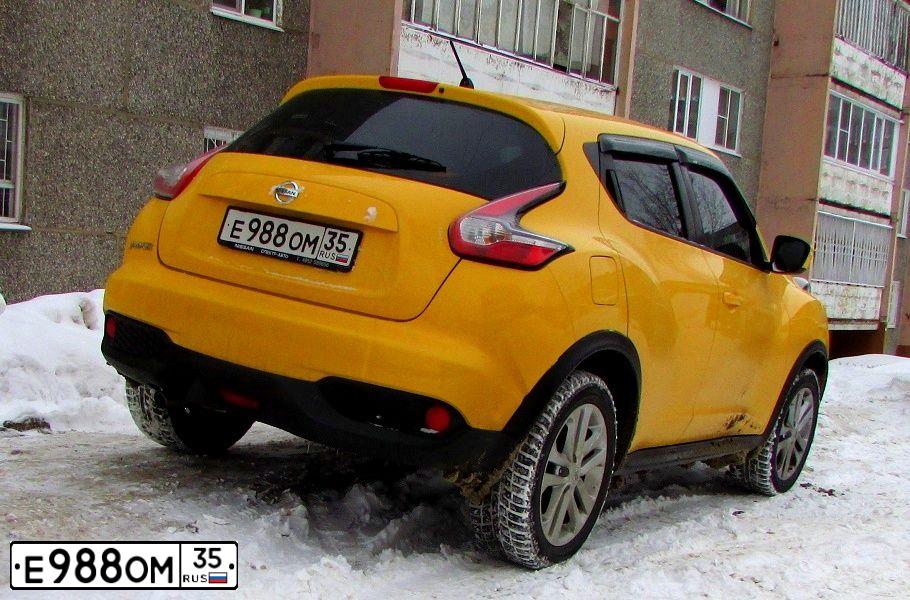 Фото автомобиля NISSAN JUKE, 2014 — госномер О025УС29