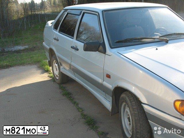 Фото автомобиля LADA 2115 SAMARA, 2004 — госномер В522СН43. Цвет: СЕРЕБРИСТО-ЖЕЛТЫЙ