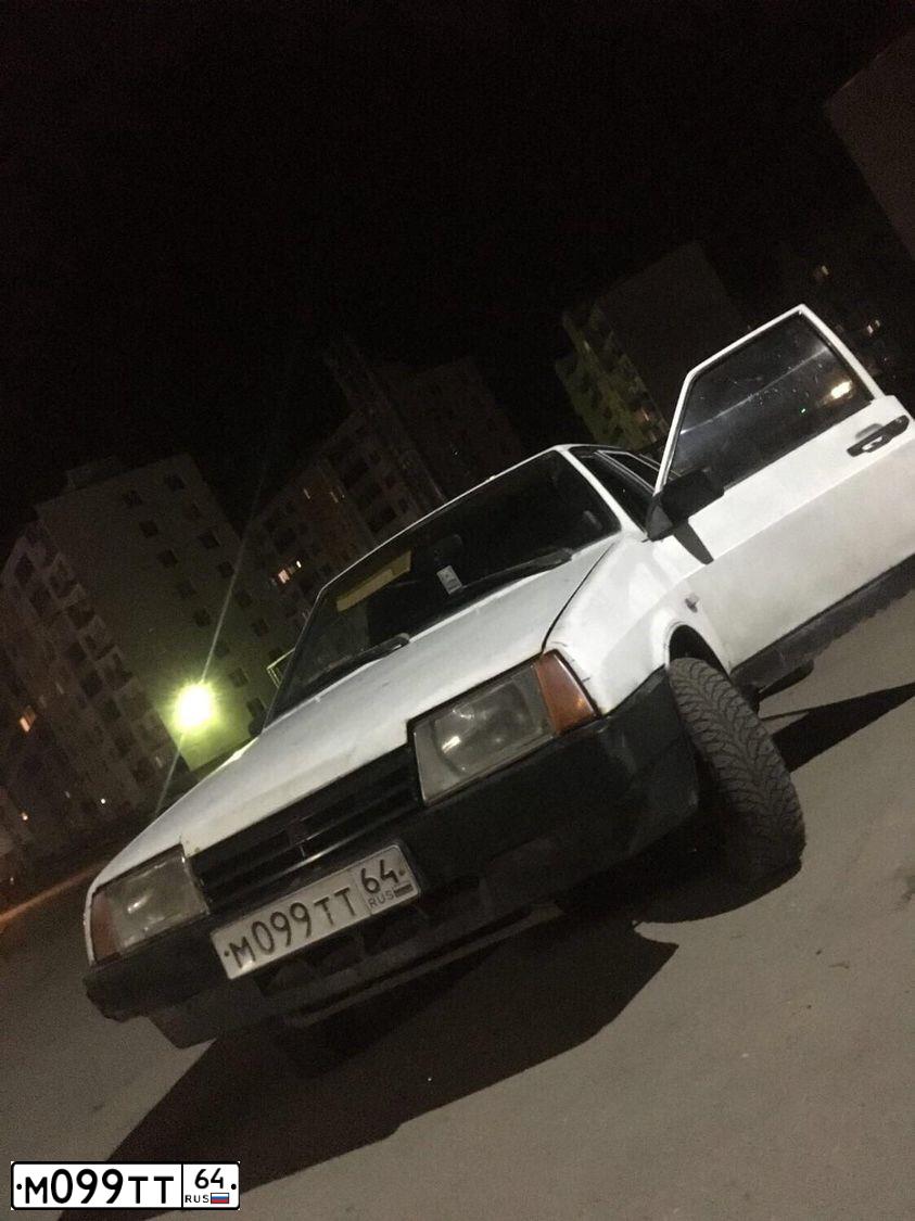 Фото автомобиля LADA 2109 SAMARA, 1996 — госномер М099ТТ64. Цвет: БЕЛЫЙ