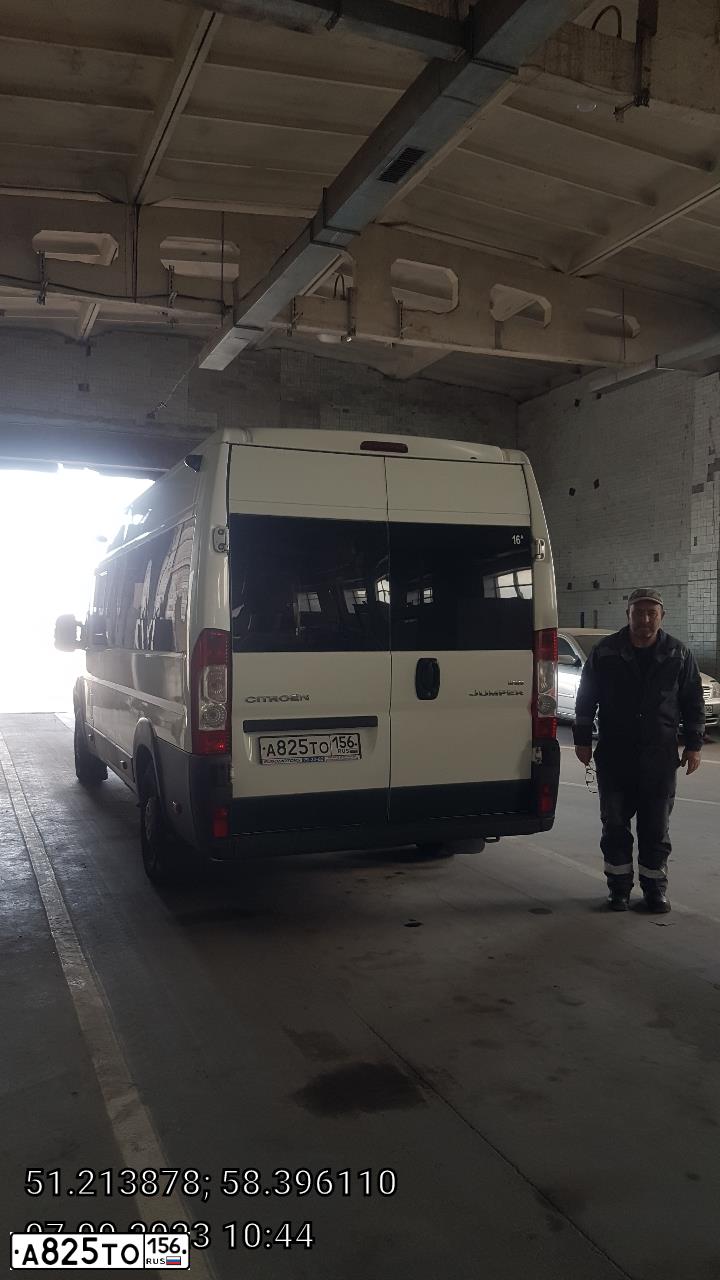Фото автомобиля CITROEN JUMPER, 2013 — госномер К434ЕК156. Цвет: Белый