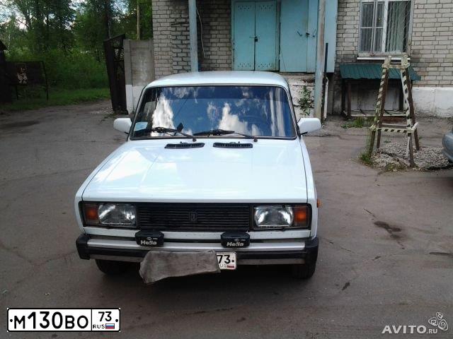 Фото автомобиля LADA 2105, 1991 — госномер М130ВО73. Цвет: ЯРКО-БЕЛЫЙ