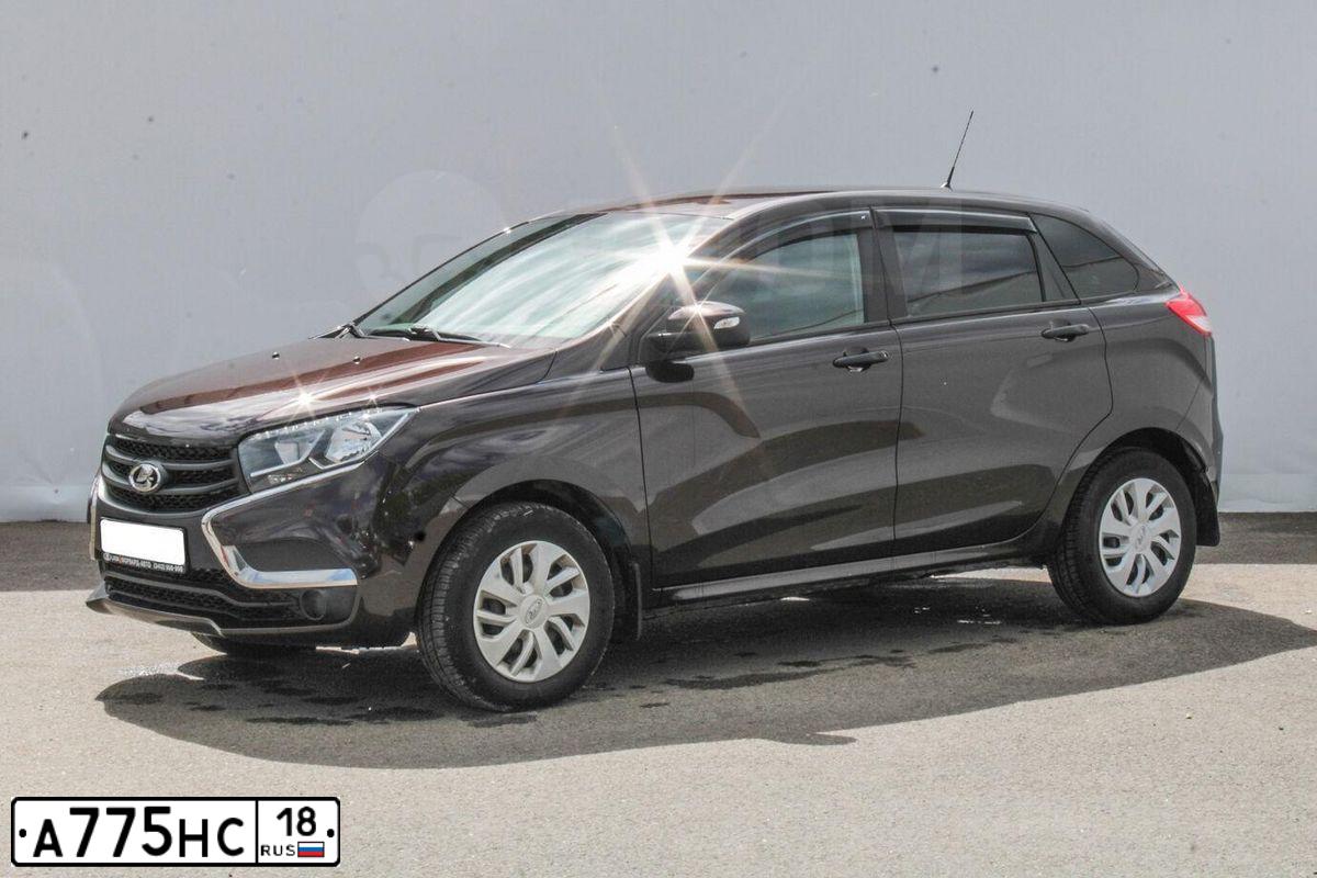Фото автомобиля LADA XRAY, 2018 — госномер А171АУ172. Цвет: ТЕМНО-КОРИЧНЕВЫЙ