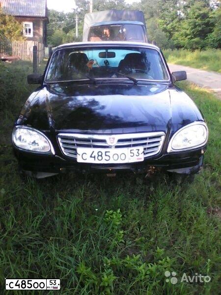 Фото автомобиля GAZ 3110 WOLGA, 2005 — госномер С485ОО53. Цвет: ЧЕРНЫЙ