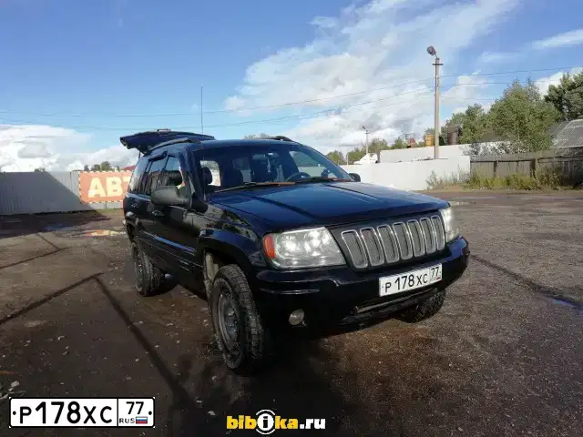 Фото автомобиля JEEP GRAND CHEROKEE, 2000 — госномер Р178ХС77. Цвет: ЧЕРНЫЙ