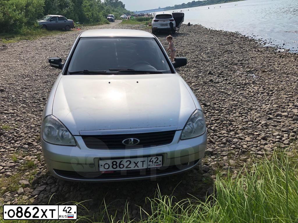 Фото автомобиля LADA 2172 PRIORA, 2009 — госномер В898НК122. Цвет: Светло-Серебристый металлик