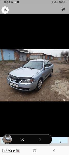 Фото автомобиля NISSAN ALMERA, 2004 — госномер К660ЕР761. Цвет: голубой