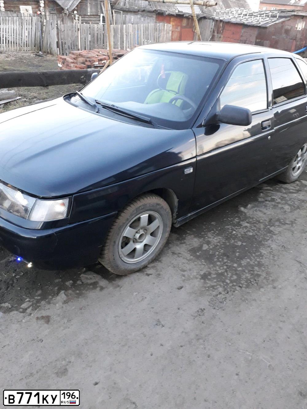 Фото автомобиля LADA 2112 LADA, 2007 — госномер В771КУ196. Цвет: ЧЕРНЫЙ