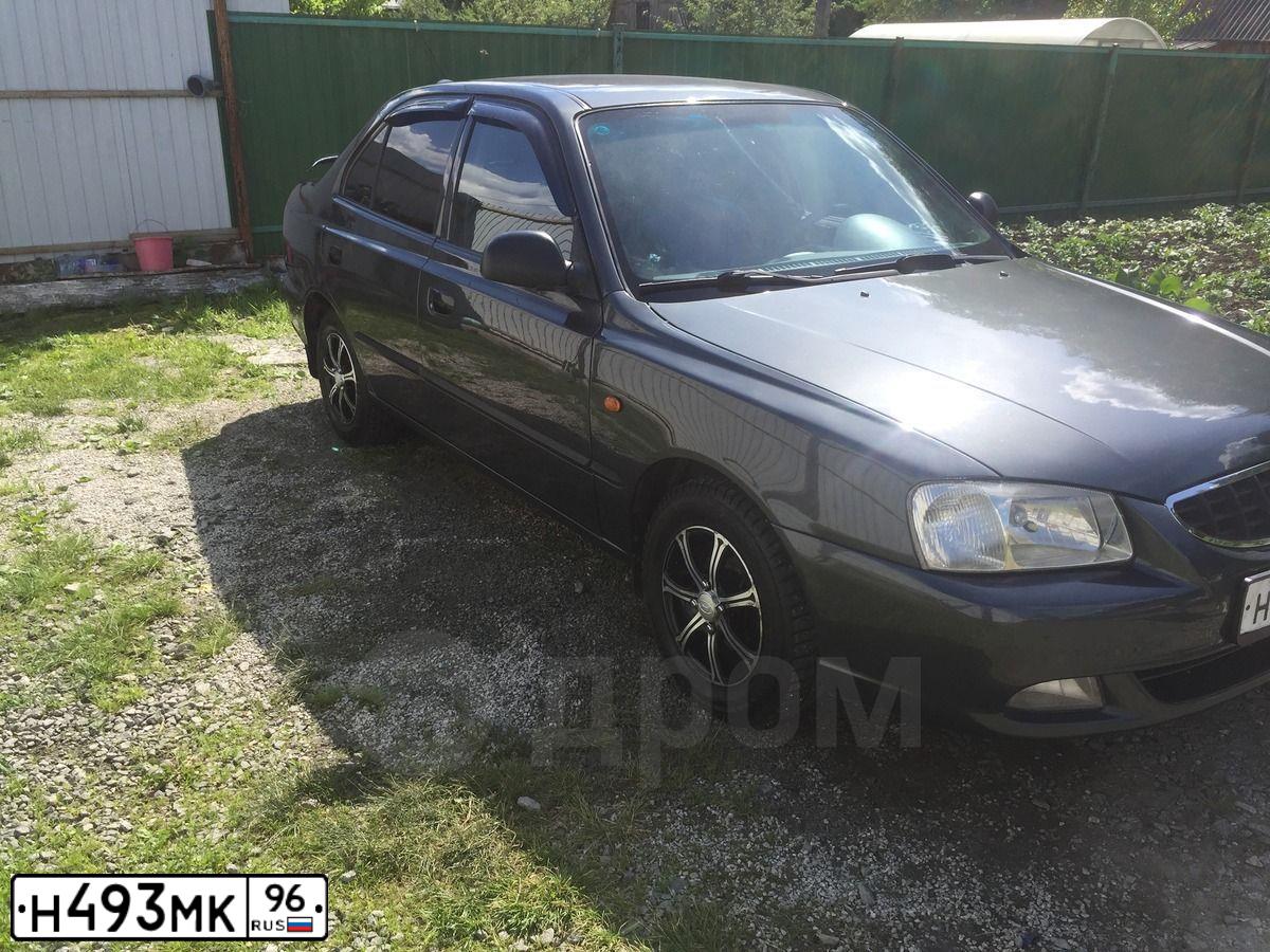 Фото автомобиля TAGAZ ACCENT, 2008 — госномер Н493МК96. Цвет: ТЕМНО-СЕРЫЙ