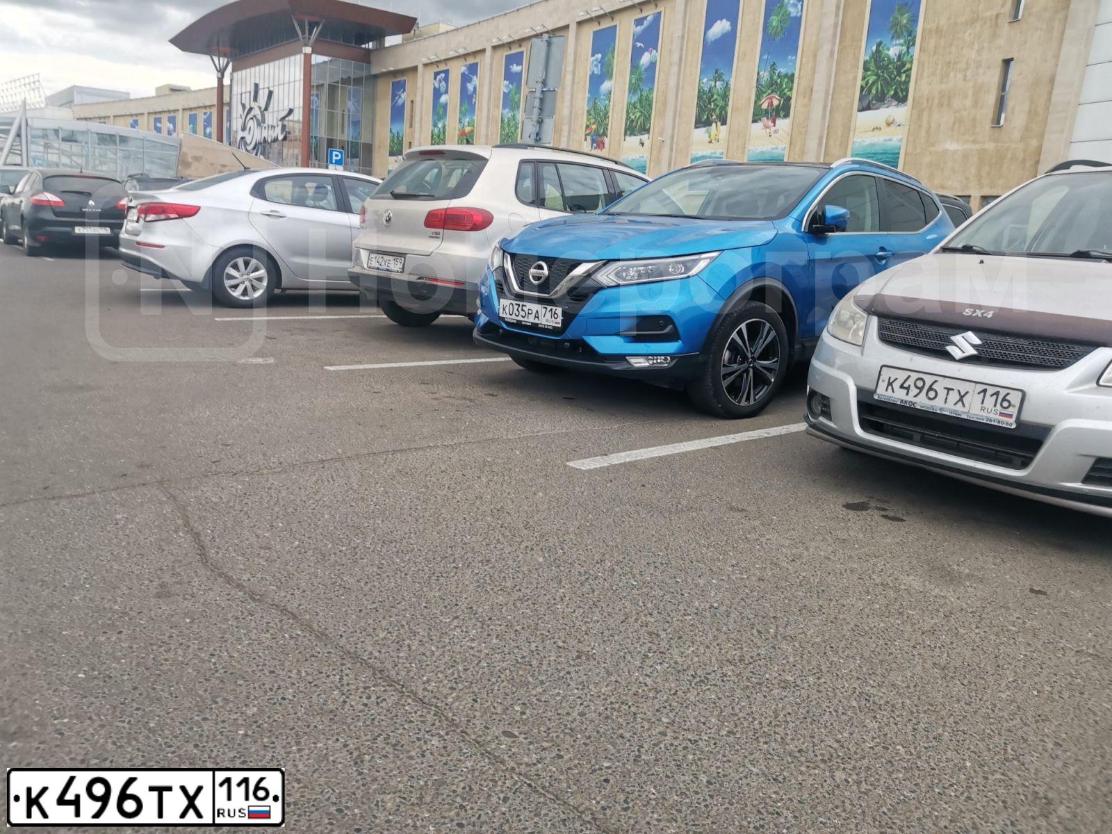 Фото автомобиля SUZUKI SX 4, 2008 — госномер К496ТХ116. Цвет: серебристый