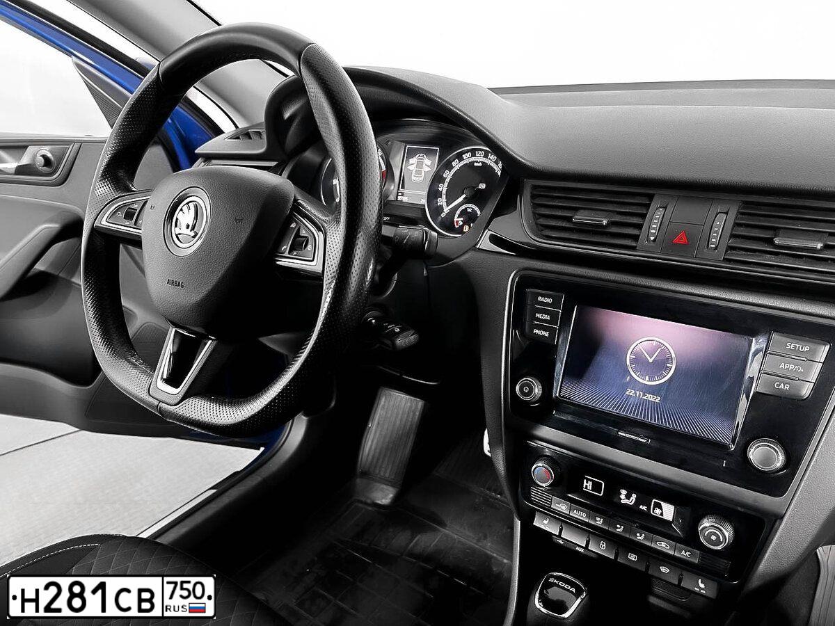 Фото автомобиля SKODA RAPID, 2017 — госномер С975КХ761. Цвет: СИНИЙ ЯРКИЙ