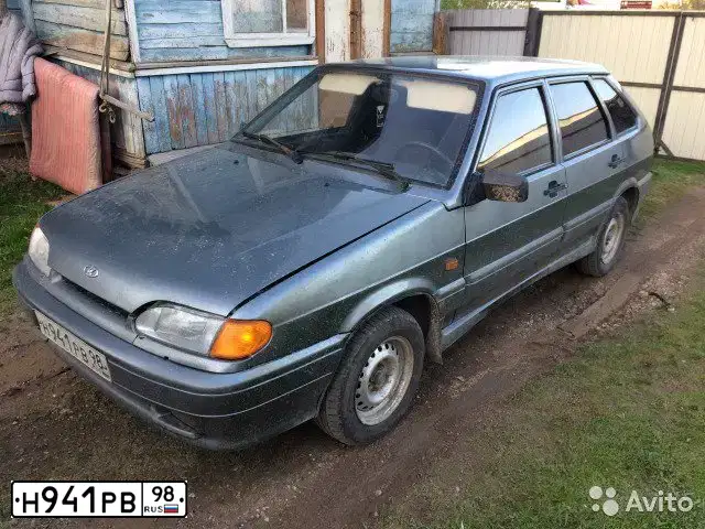 Фото автомобиля LADA 2114 SAMARA, 2006 — госномер А888НУ147. Цвет: средний серо-зеленый металлик