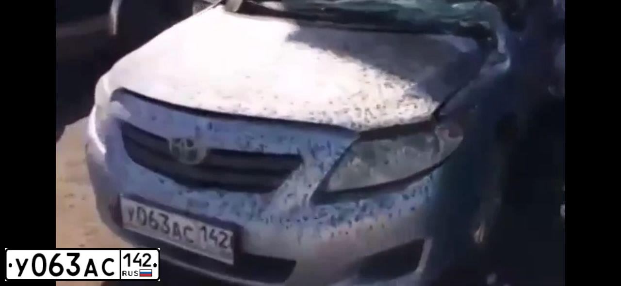 Фото автомобиля TOYOTA COROLLA, 2008 — госномер У063АС142. Цвет: СВЕТЛО-ГОЛУБОЙ