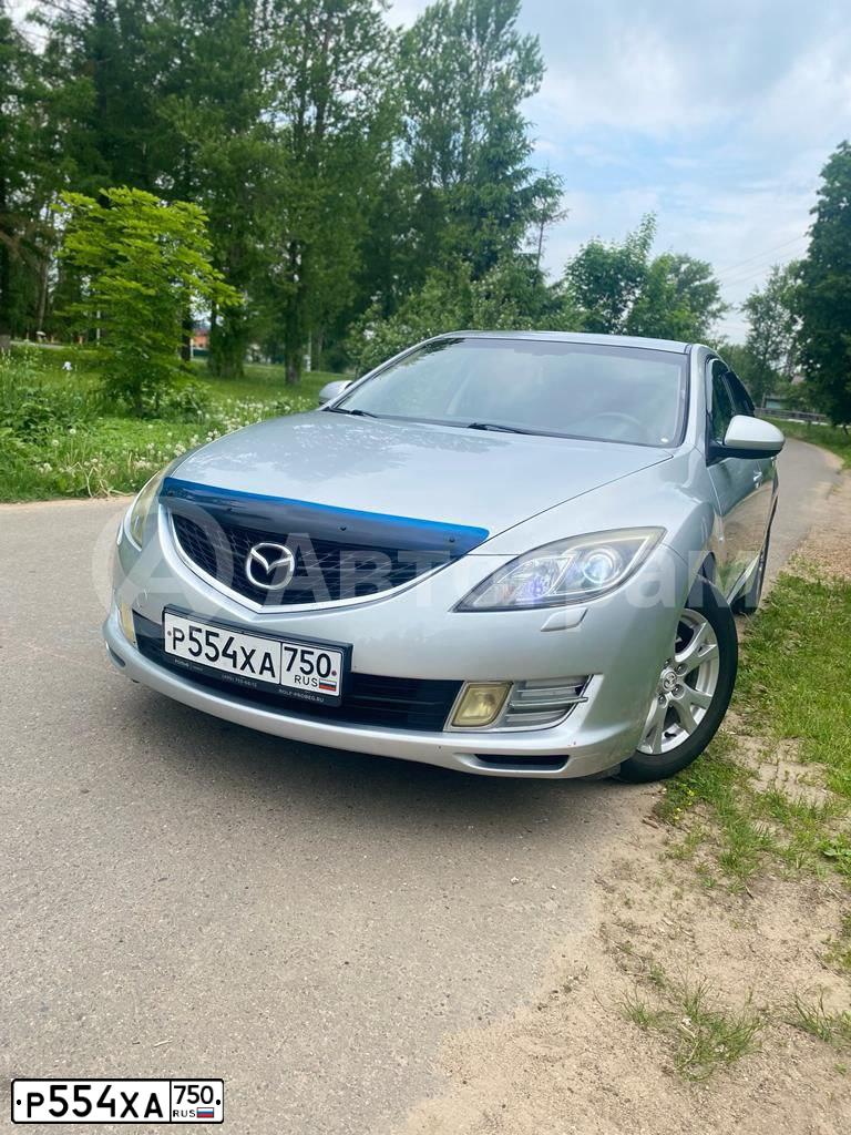 Фото автомобиля MAZDA A 6, 2008 — госномер Р554ХА750. Цвет: Серебристый