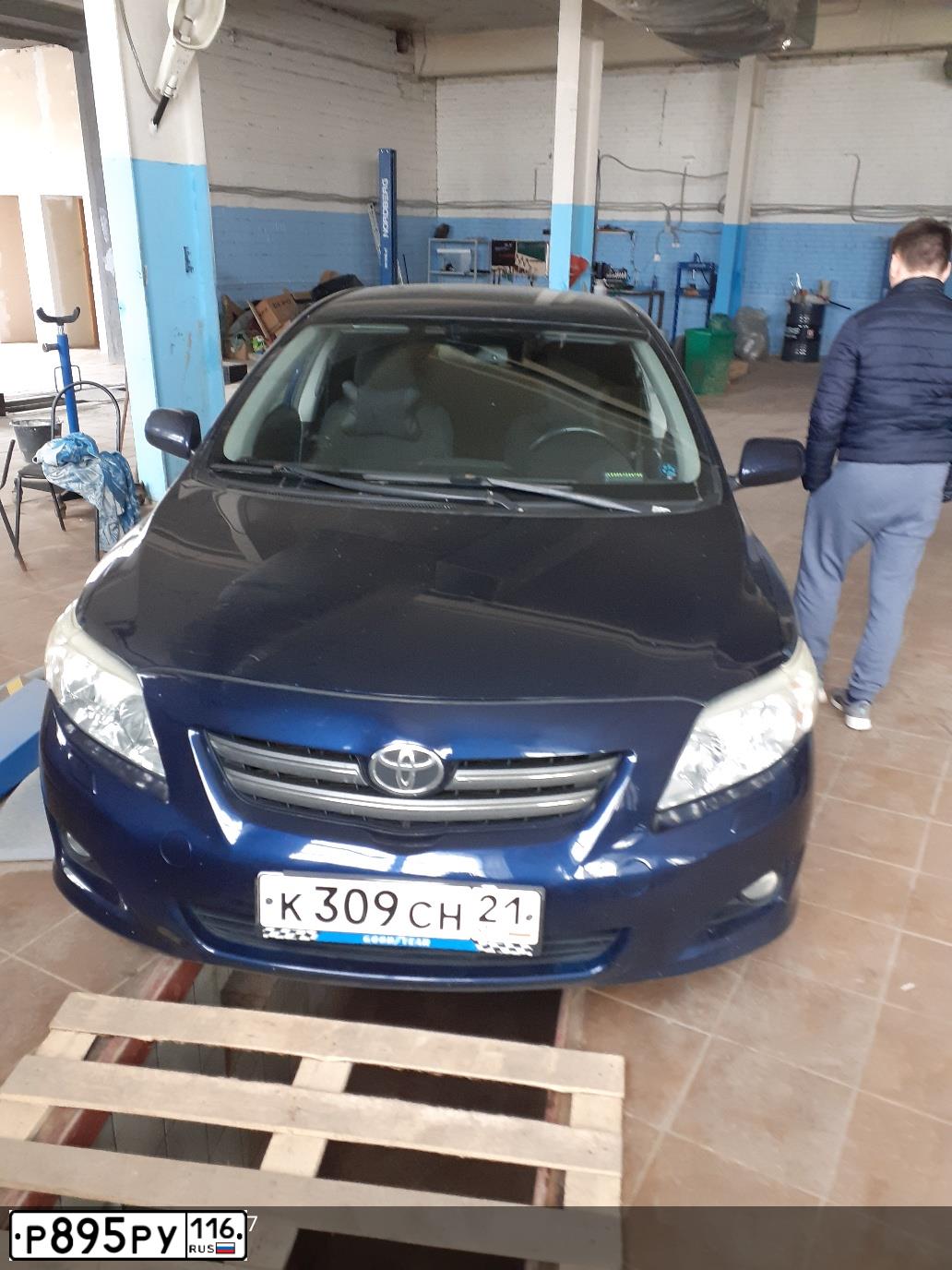 Фото автомобиля TOYOTA COROLLA, 2008 — госномер С323КТ761