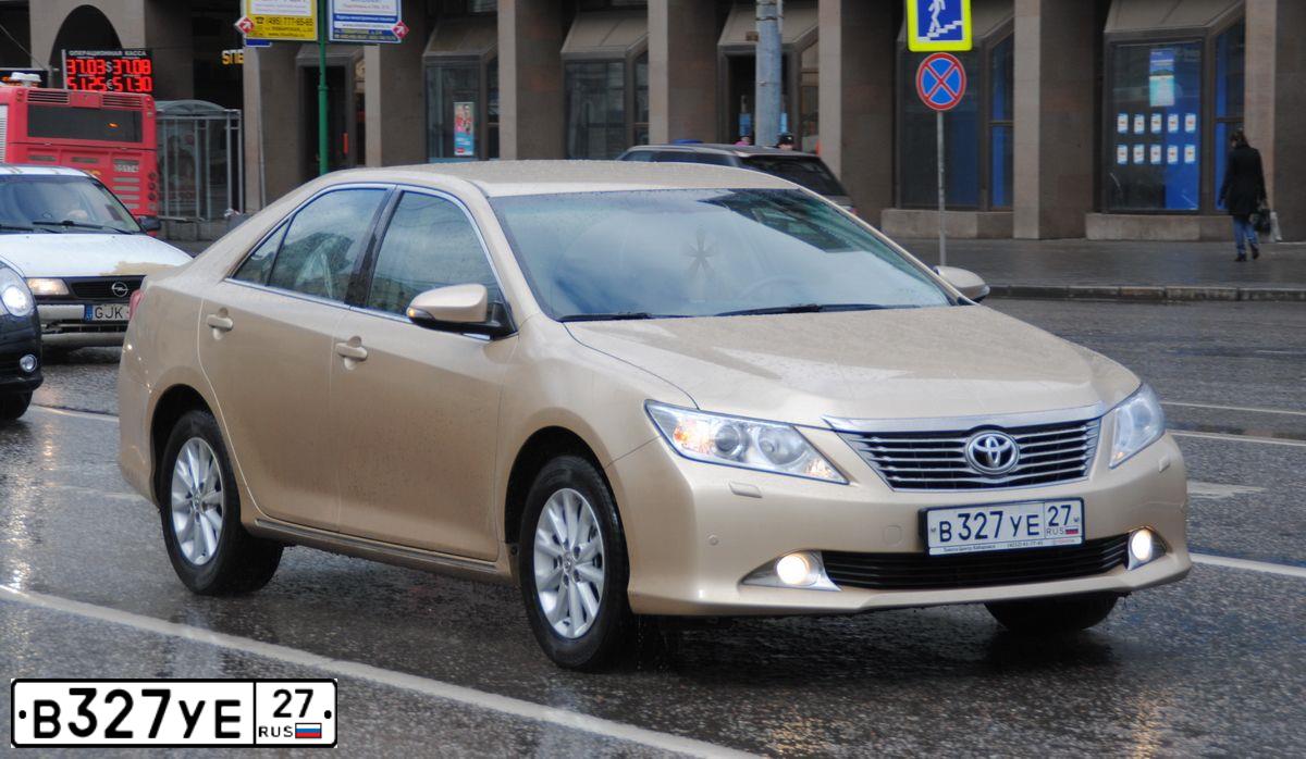 Фото автомобиля TOYOTA CAMRY, 2012 — госномер Т234ЕА777