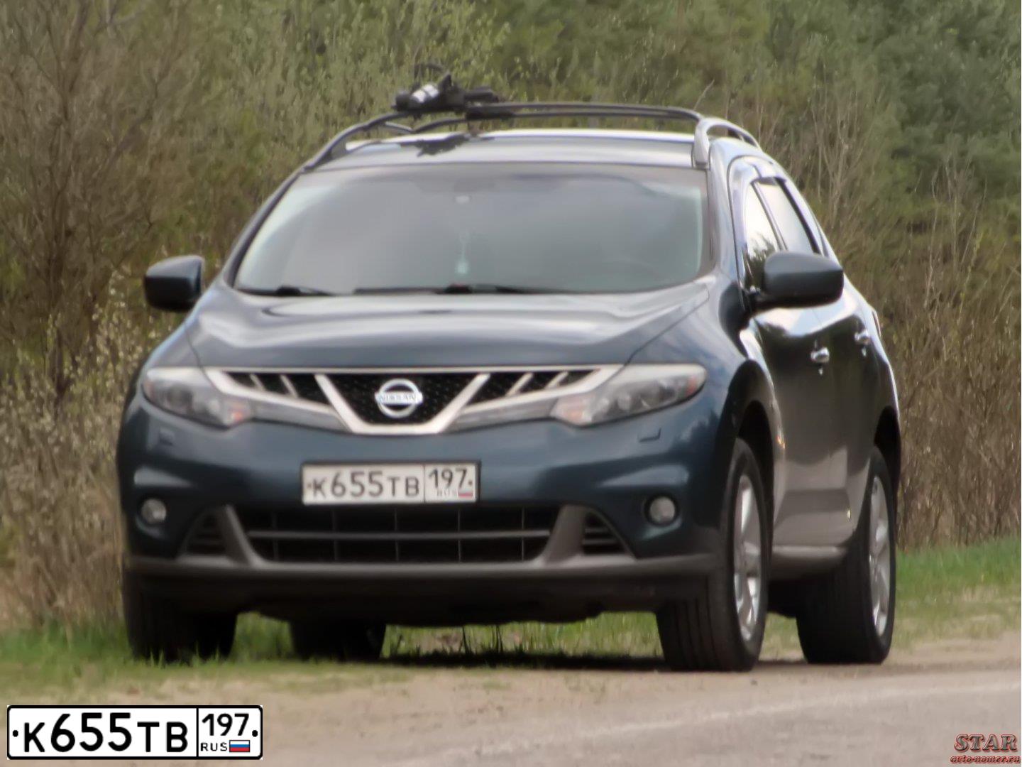 Фото автомобиля NISSAN MURANO, 2011 — госномер К655ТВ197. Цвет: СЕРО-СИНИЙ