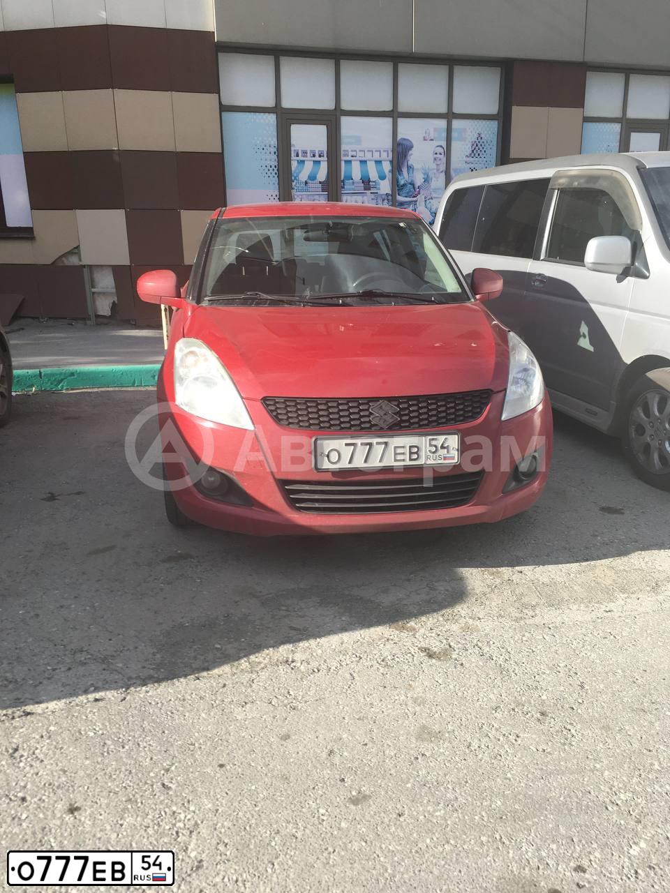 Фото автомобиля AUDI A6, 2007 — госномер О777ЕВ54. Цвет: КРАСНЫЙ