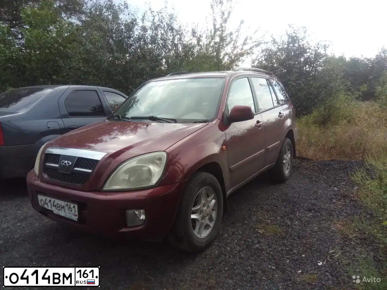 Фото автомобиля CHERY TIGGO, 2007 — госномер О650ОС761. Цвет: Красный