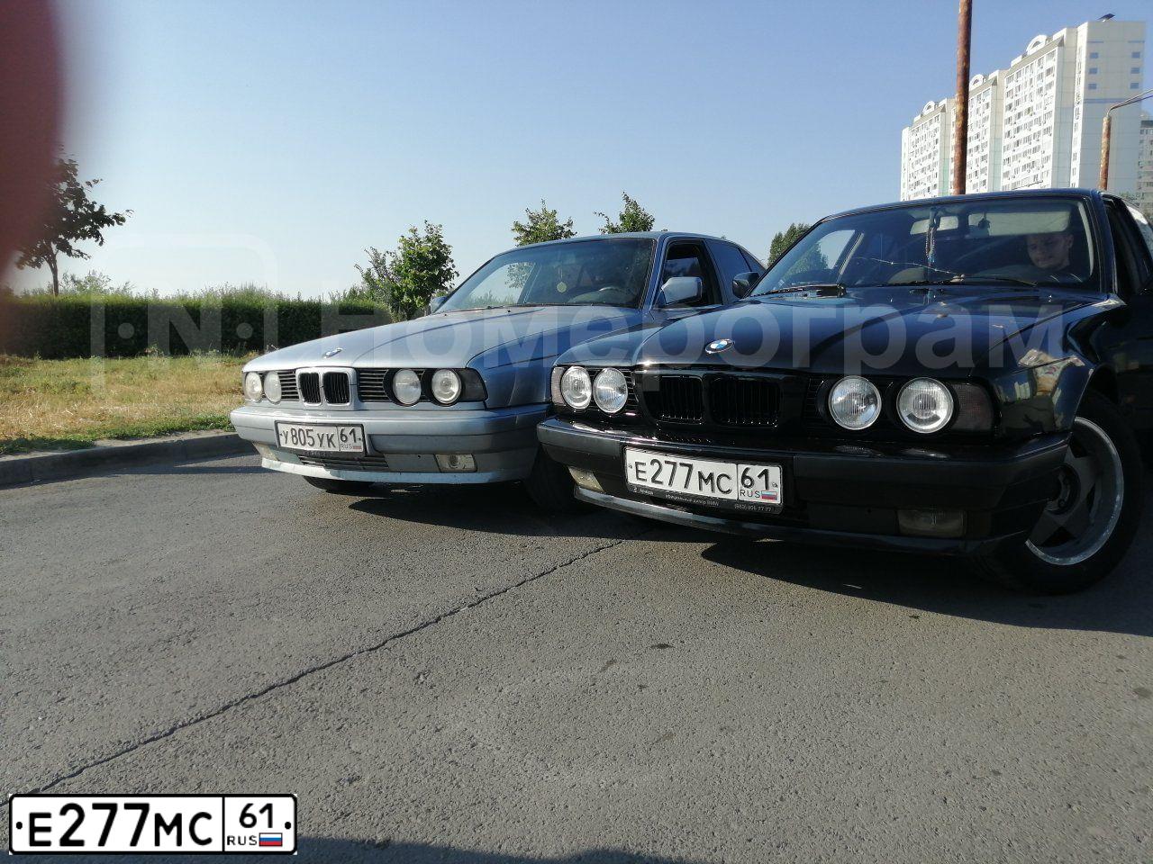 Фото автомобиля BMW 520I, 1995 — госномер В650ТР69. Цвет: ЧЕРНЫЙ