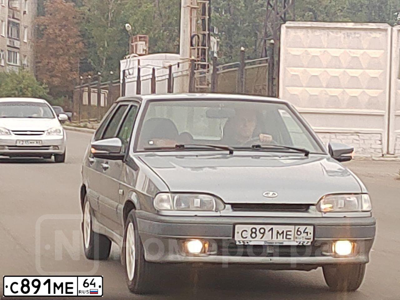 Фото автомобиля LADA 2114 SAMARA, 2007 — госномер У423ТТ62. Цвет: средний серо-зеленый металлик