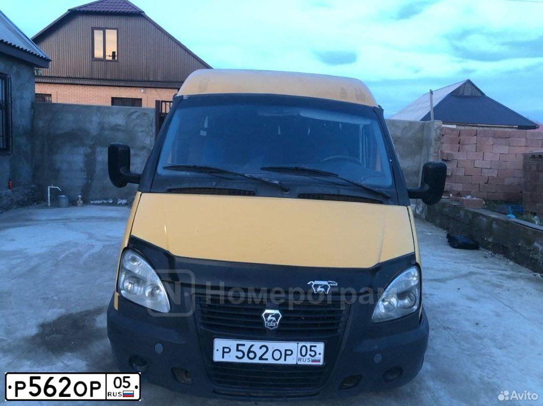 Фото автомобиля GAZ 3221 GAZEL, 2004 — госномер Р562ОР05. Цвет: ЖЕЛТЫЙ