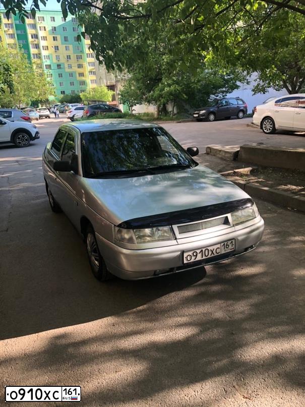 Фото автомобиля LADA 2110, 2002 — госномер К645КО761. Цвет: СВЕТЛО-СЕРЕБРИСТЫЙ МЕТ