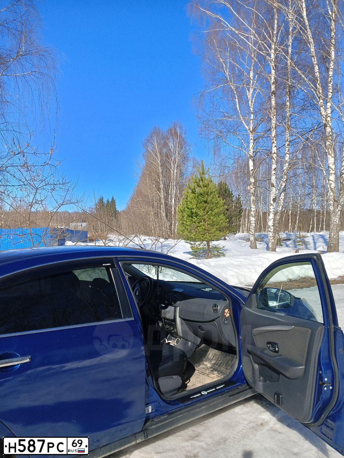 Фото автомобиля NISSAN ALMERA /AVTOVAZ/, 2014 — госномер Н587РС69. Цвет: СИНИЙ