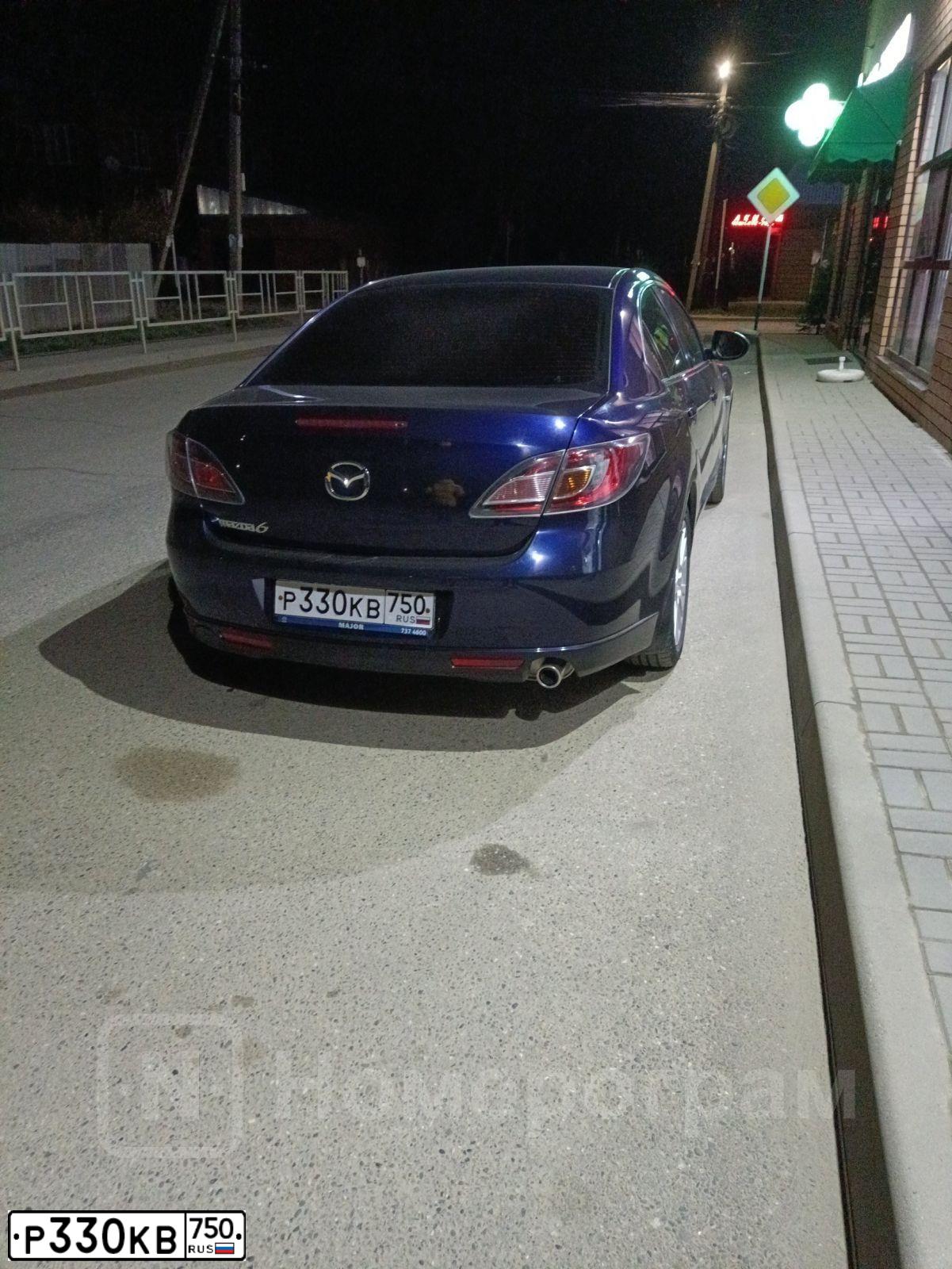Фото автомобиля MAZDA 6, 2008 — госномер К747ТТ150. Цвет: ТЕМНО-СИНИЙ