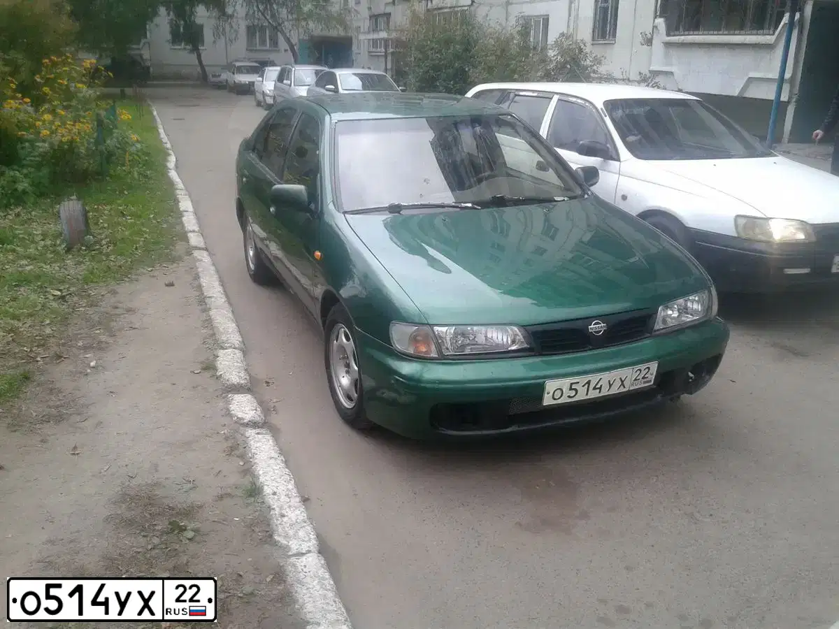 Фото автомобиля NISSAN ALMERA, 1999 — госномер Т359НК52. Цвет: ЗЕЛЕНЫЙ