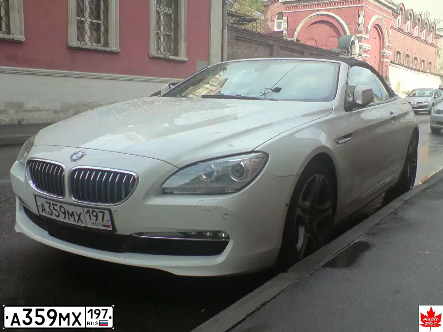 Фото автомобиля BMW SERIE 6, 2011 — госномер А359МХ197. Цвет: БЕЛЫЙ